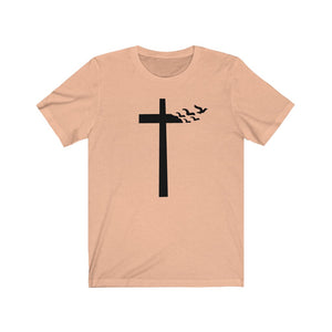 Cross With Flying Birds