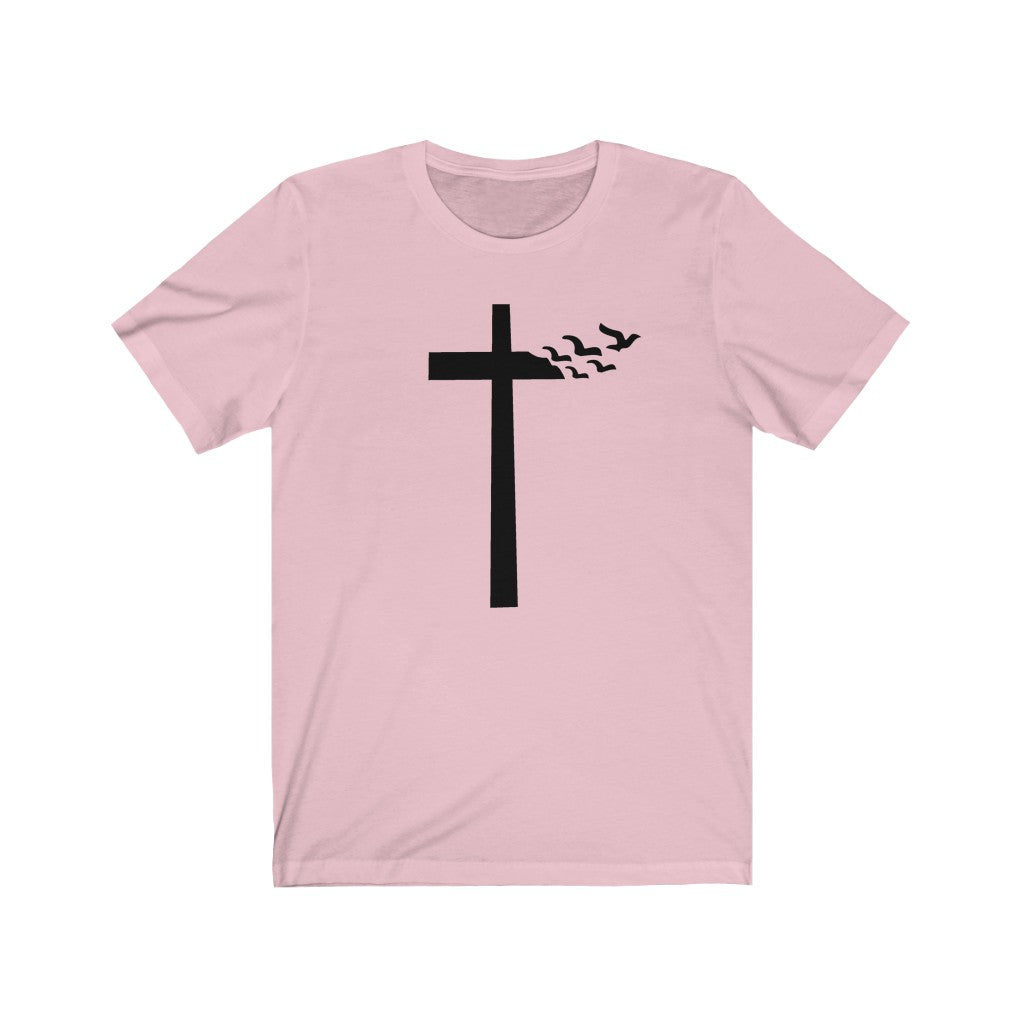 Cross With Flying Birds