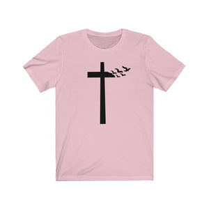 Cross With Flying Birds