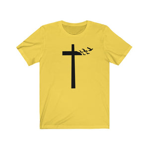 Cross With Flying Birds